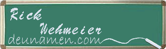 Rick Wehmeier Visitenkarte